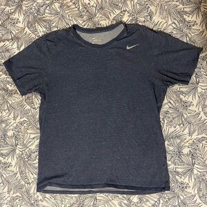 Nike Dark Blue Dri-Fit Short Sleeve Tee